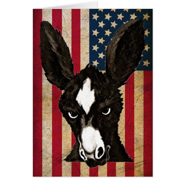 Ernsthafte Politik des Donkey-Schreib deinen eigen (Vorne)