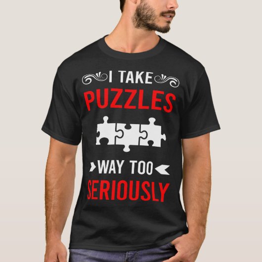 Ernsthafte Rätsel T-Shirt (Vorderseite)