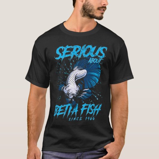 Ernsthafter Betta-Fisch-Halter seit 1966 T-Shirt (Vorderseite)