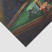 Ernsthaftes Geschäft, Retro-Katzen spielen Poker Seidenpapier (Detail)