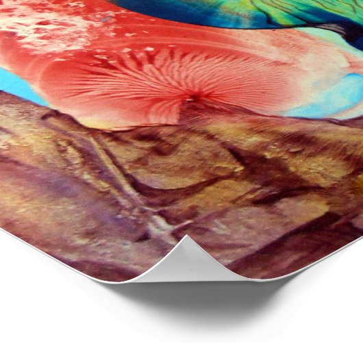 ERNSTHAFTES SPIEL IM INNEREM ERDTEIL POSTER (Ecke)