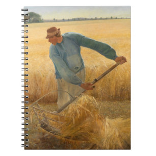 Ernte 1885 von Laurits Andersen Ring Notizblock