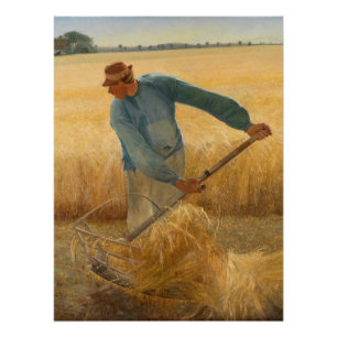 Ernte 1885 von Laurits Andersen Ring Poster