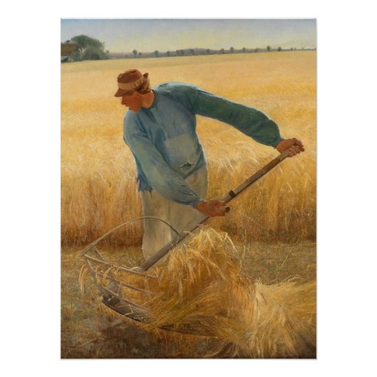 Ernte 1885 von Laurits Andersen Ring Poster (Vorderseite)