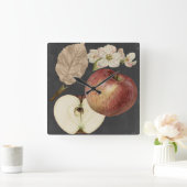 Ernte am Mitternacht II Quadratische Wanduhr (Zuhause)