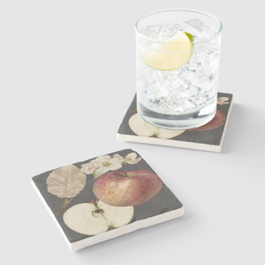 Ernte am Mitternacht II Steinuntersetzer (Seitenansicht)