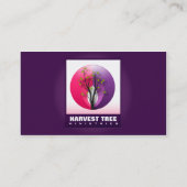 Ernte-Baum-religiöse Visitenkarte (Rückseite)