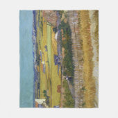 Ernte bei La Crau Vincent Van Gogh Fleecedecke (Vorderseite)