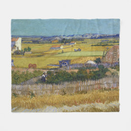 Ernte bei La Crau Vincent Van Gogh Fleecedecke