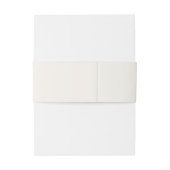 Ernte Blume Hochzeit Einladungsbanderole (Rückseitenbeispiel)