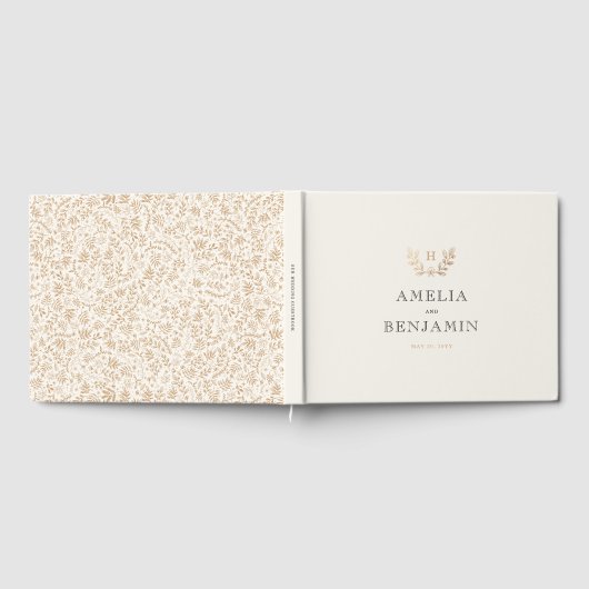 Ernte Blume Hochzeit Gästebuch (Voll)