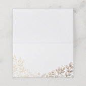 Ernte Blume Hochzeit Platzkarte (Außenseite Aufgefaltet)