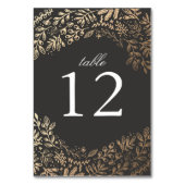 Ernte Blume Hochzeit Tischnummer (Rückseite)