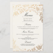 Ernte Blume Hochzeitsmenü (Vorne/Hinten)