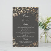 Ernte Blume Hochzeitsmenü (Stehend Vorderseite)