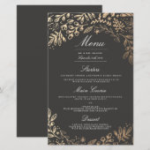 Ernte Blume Hochzeitsmenü (Vorne/Hinten)