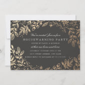 Ernte-BlumenHousewarming Einladung (Vorderseite)