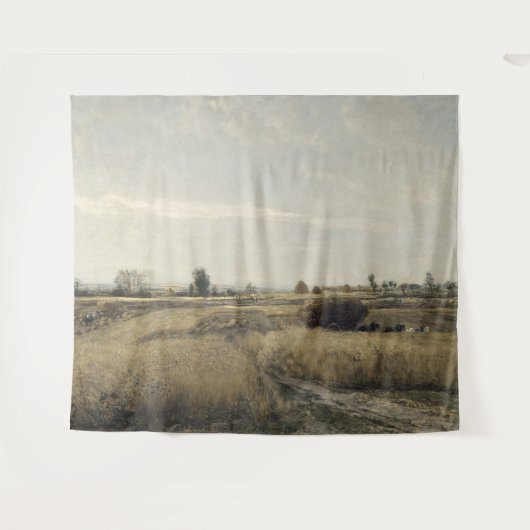 Ernte | Charles-Francois Daubigney Wandteppich (Vorderseite (Horizontal))