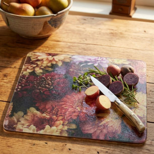 Ernte Chrysantheme Nocturne Schneidebrett