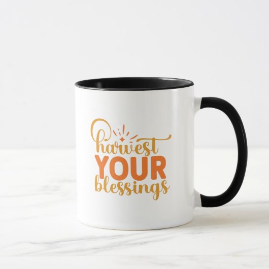 Ernte deinen Segen Tasse (Rechts)