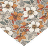 Ernte der Blumentafel in warmen Herbsttönen Großer Tischläufer (Ecke)