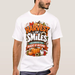 Ernte der Lächeln Shirt   Herbst Kürbis T-Shirt
