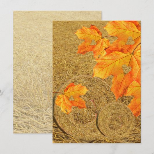 Ernte der Liebe Einladung (Vorne/Hinten)