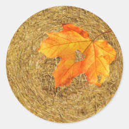 Ernte der Liebe Runder Aufkleber