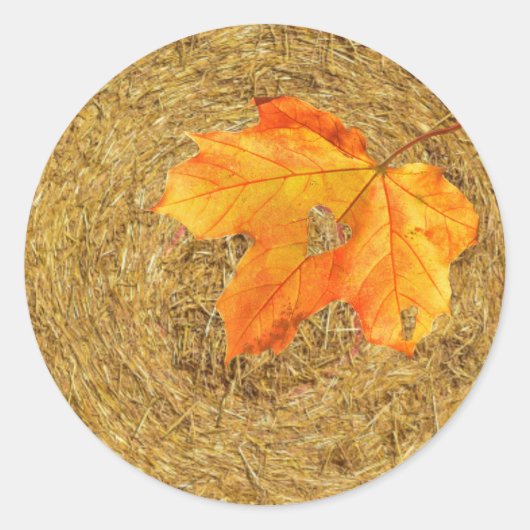 Ernte der Liebe Runder Aufkleber (Vorderseite)