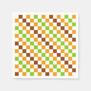 Ernte-Diagonal-Karo-Muster Serviette