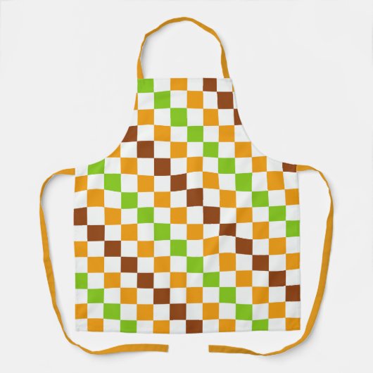 Ernte-Diagonal-Kontrollbrettmuster Schürze (Vorderseite)