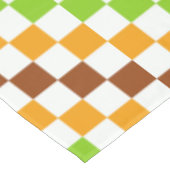 Ernte-Diagonal-Kontrollbrettmuster Tischdecke (Schrägansicht)