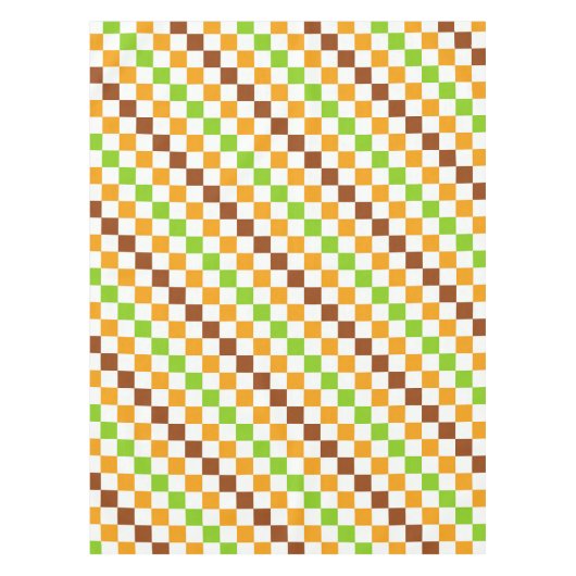 Ernte-Diagonal-Kontrollbrettmuster Tischdecke (Vorderseite)