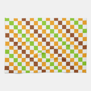 Ernte diagonales Schachbrettmuster Geschirrtuch