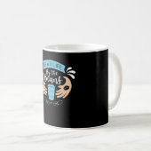 Ernte durch die Bohnen | Kaffeedesign Kaffeetasse (VorderseiteRechts)