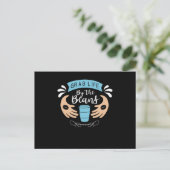 Ernte durch die Bohnen | Kaffeedesign Postkarte (Stehend Vorderseite)