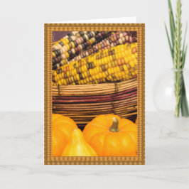 Ernte Feiertagskarte