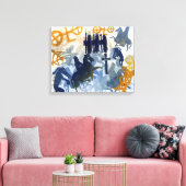 Ernte FEstival Leinwanddruck (Insitu (Wohnzimmer))