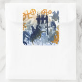 Ernte FEstival Quadratischer Aufkleber (Tasche)