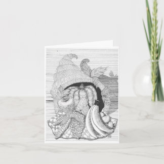 Ernte-Fülle Feiertagskarte