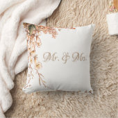Ernte Garland Script Elegante Fall Keepake Kissen (Decke)