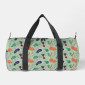 Ernte Gemüse Handbemalt Duffle Bag (Rückseite)