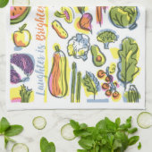 Ernte Geschirrtuch (Gefaltet)