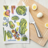 Ernte Geschirrtuch (Viertel Falte)