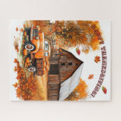Ernte Haul: Das Pumpkin Truck Puzzle (Horizontal)