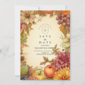 Ernte Hochzeit im Herbst Save The Date (Vorderseite)