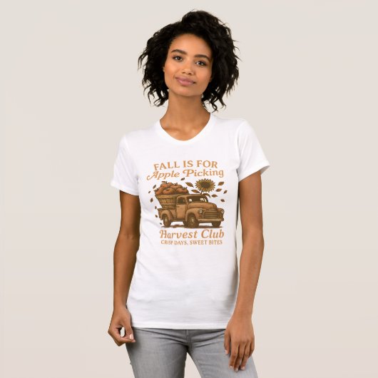 Ernte im Herbst, Ernte im Apple, Fall Apple Ernte T-Shirt (Vorne ganz)