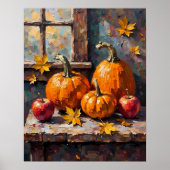 Ernte im Herbst Stillleben Poster (Vorne)