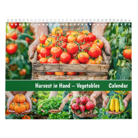 Ernte in der Hand – Ein Jahr der Gemüse Kalender (Titelbild)