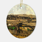 Ernte in der Provence Montmajour von Vincent van G Keramikornament (Links)
